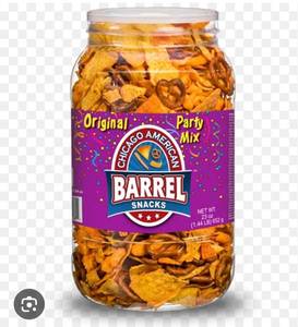 lot 4136 image: Chicago American  Snacks Party Snack Mix