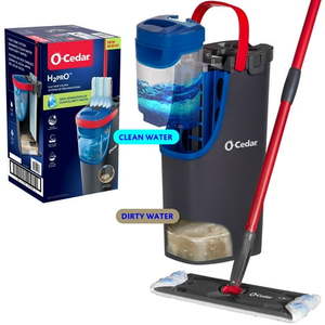 lot 4167 image: O-Cedar H2prO Flat Mop System