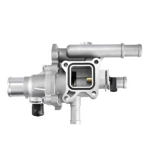 lot 4217 image: X AUTOHAUX Engine Coolant Thermostat Housing Assembly with Sensor Gasket for Chevrolet Cruze 2011-2016 for Chevy Sonic 2013-2018 1.8L 25199824 25192228 Full Aluminum Alloy