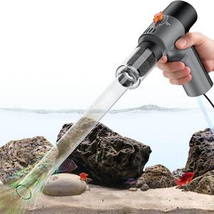 lot 4220 image: VIPASKA Electric Aquarium Gravel Cleaner Kit with High Pressure Strong Suction, 6-in-1 Multifunction Fish Tank Vacuum Cleaner and Water Changer for Aquarium, Gravel Vacuum with Sand Filter Tools