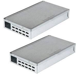 lot 4227 image: Victor Tin Cat Multi-Catch Live Mouse Trap - Indoor and Outdoor Humane Catch and Release Mouse Trap - M310SSR - Humanely Capture Mice - 2 Traps