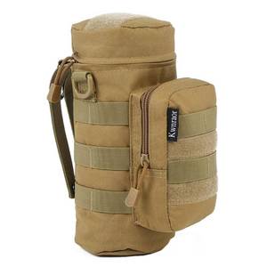 lot 4290 image: Molle Water Bottle Holder, Tactical Water Bottle Pouches for Backpack with D-Ring Hook (Khaki)