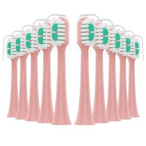 lot 4327 image: CILGEWH Replacement Toothbrush Heads 10 Pack for AquaSonic icon Electric Toothbrush,Blush