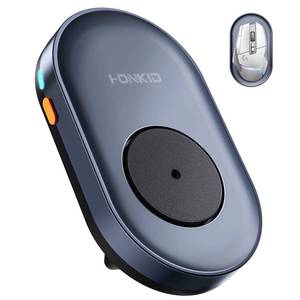 lot 4336 image: HONKID Undetectable Mouse Jiggler - Auto Mover with OnOff Switch & USB Port, No Software Needed, Prevent SleepLock for Home Office & PCMacDesktop (Blue Black), Perfect for GiftsRemote Work