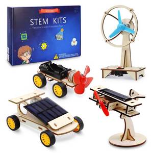 lot 4340 image: STEM Kits for Kids Ages 8-10-12-14, Stem Toys for Boys Age 8-12, Science Projects, Solar Car Building Kits, Activities Engineering Kit, Gifts for 8 9 10 11 12 Year Old Boys