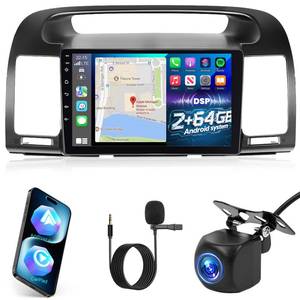 lot 4366 image: Android Car Stereo for Toyota Camry 2000 2001 2002 2003 2004 2005 2006, 264G 9 Inch Touchscreen Camry Radio with Wireless Carplay and Andriod Auto - EQ, Mirror Link, WiFi AHD Backup Camera