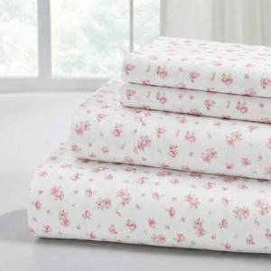 lot 4413 image: Modern Threads Silky Soft Microfiber and Wrinkle Free Sheets - Luxurious Microfiber Bed Sheets Includes Flat Sheet, Fitted Sheet with Deep Pockets, & Pillowcases Ivory, Full
