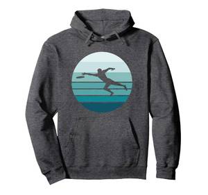 lot 4443 image: Ultimate Frisbee Player, Retro style Pullover Hoodie XL