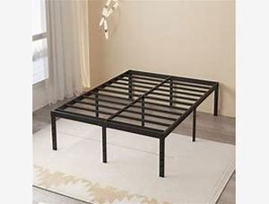 lot 4083 image: Metal Bed Frame Queen Size