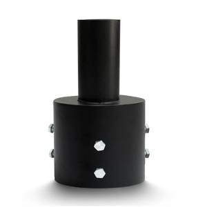 lot 4490 image: 5-inch Heavy-Duty Circular Light Pole Tenon Adapter, Suitable for Circular lamp Post 2 38 Circular lamp Post Installation Bracket, Parking lot Lights, Street Lights(5)