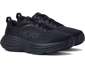 Hoka Women's Bondi 8 WSneaker, Black Monochrome, 7.5 US