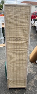 lot 2 image: FDW Bamboo Room Divider Folding Privacy Wooden Screen 4 Panel 72 Inches High 17.7 Inches Wide Room Divider for Bedroom Office Study Natural Retails $119