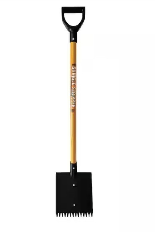 lot 110 image: MBI Tools - 46 in. Steel Shingle Stripper Roof Shovel - Made In USA