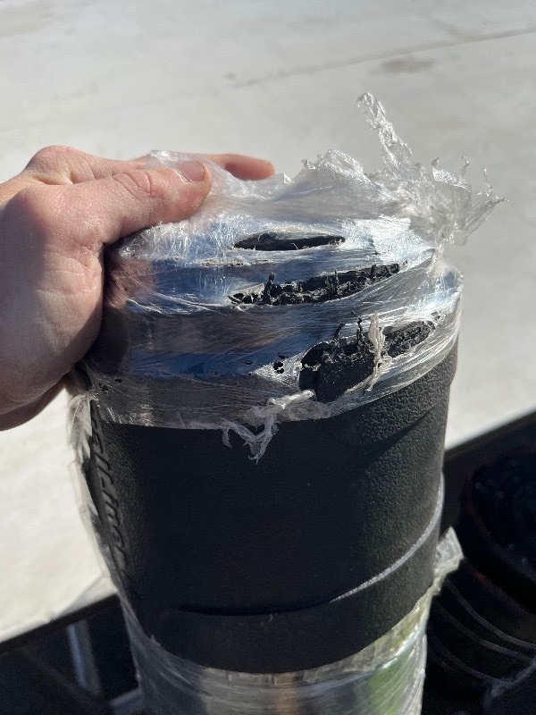 lot 285 image: 6.5 Rubber Truck Bed Mat Ribbed See images