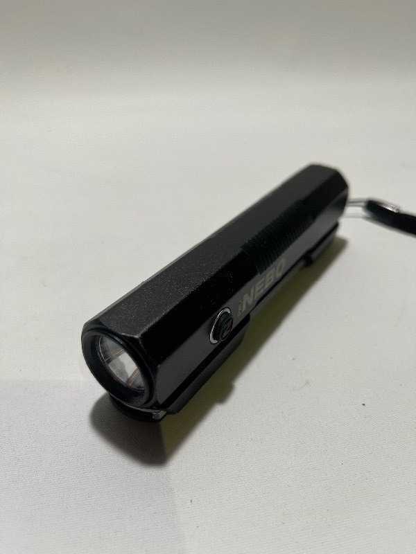 lot 366 image: Pal- Nebo Unique Survival Equipment - Flashlight  Utility Knife Combo Tool - Black - no charger included