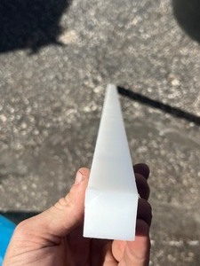 lot 182 image: Poly Material Sq Posts - Great Utility - 4 x 1  Bundle of 8