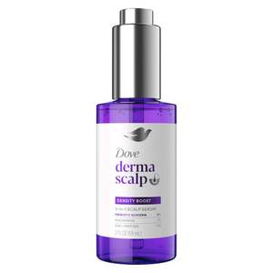 lot 36533 image: Dove Derma Scalp Density Boost 3-in-1 Scalp Serum 1 ct With Prebiotic Glycerin, Zinc  Peptides, and Niacinamide For Breakage And Hair Thinning 2 oz - Retail $11