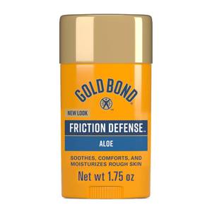 lot 36553 image: Gold Bond Friction Defense Stick, Anti Chafing Stick with Aloe to Soothe, Comfort & Moisturize Chafed Skin, 1.75 oz. - Retail $6