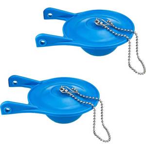 lot 36557 image: Gerber Toilet Flapper Replacement, 2 Pack 3 inch for Gerber 99-788 with 2 Toilet Handle Chains Lecyco Rubber Water Saving, Easy to Install 2 - Retail $10
