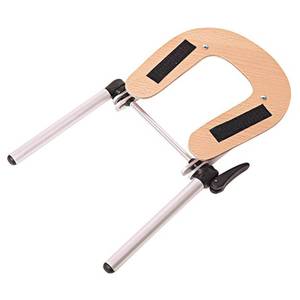 lot 36567 image: Aluminum Face Space Holder, Lightweight, Adjustable Headrest Cradle for Massage Tables - 17.6 Ounces - Retail $19