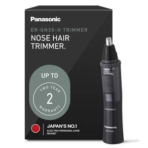 lot 36587 image: Panasonic Mens Ear and Nose Hair Trimmer, Wet Dry Hypoallergenic Dual Edge Blade - ER-GN30-H - Retail $17