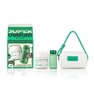 lot 36591 image: Green Tea Supercharged Healthy Barrier Duo, Limited Edition Hydrating Korean Skincare Set for All Skin Types including Acne-Prone, Dry, and Oily - Retail $30