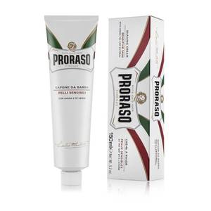 lot 36618 image: Proraso Shaving Cream - Oatmeal & Green Tea - Nourishing & Gentle Formula Shave Cream for Sensitive Skin - Premium Italian Shaving for Men - 5.2oz - Retail $10