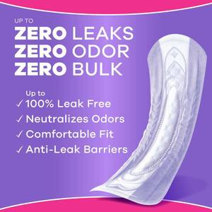 lot 36622 image: Always Discreet Adult Incontinence Pads for Women, Drier, 7 Drop Long Length, Ultra Absorbency, Pads for Bladder Control Management, Bladder Leaks, Overnight & Postpartum Pads, 26ct - Retail $55