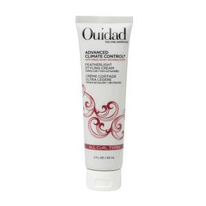 lot 36665 image: Ouidad Advanced Climate Control Styling Cream, 2 fl oz, Featherlight Curl Cream for Curly Hair, Shiny, Hydrated & Frizz-Free Curls, Sulfates, Parabens & Cruelty-Free Curly Hair Products - Retail $10