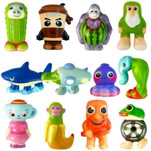 lot 36729 image: Tralalero Tralala Action Figure,Tung Tung Sahur Meme Unique Action Figures Decorations Gifts, Brain Rot Toys(Green) - Retail $9