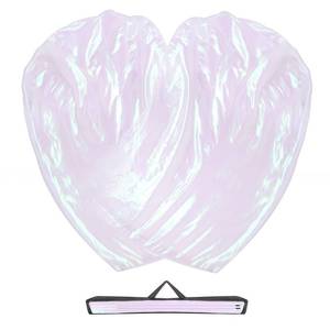 lot 36739 image: 55 Worship Flags for Teenager, Praise Dance Flag for Beginner, Church Flags with Flexible Rods & Carrying Bag, 2 Pack, White - Retail $16