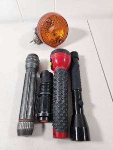 lot 165 image: Mixed Flashlight and Signal Light Lot