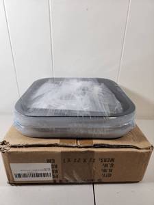 lot 167 image: CANEDE 22-inch Black LED Ceiling Light Fixture 4000K