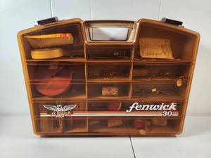 lot 170 image: Fenwick 30 Fishing Tackle Box with Lures and Accessories