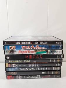 lot 297 image: Horror Thriller DVD Movie Collection Bundle