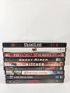 lot 299 image: Horror Thriller DVD Movie Collection Bundle