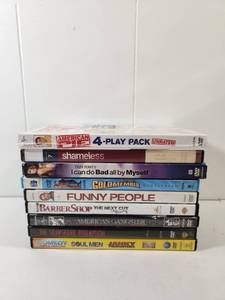 lot 300 image: DVD Movie Collection Bundle - 9 Films Including Comedy and Drama Titles