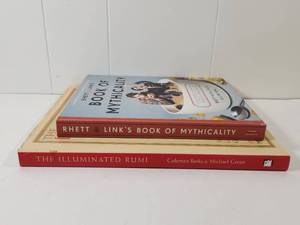 lot 348 image: Book Collection - The Illuminated Rumi and Rhett & Links Book of Mythicality