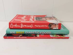 lot 353 image: Cookbook Collection - Gordon Ramsay, Diabetic Foods, Weight Loss Surgery Recipes
