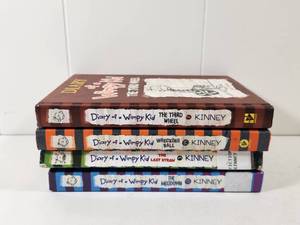 lot 362 image: Diary of a Wimpy Kid Book Series Collection - 4 Books by Jeff Kinney