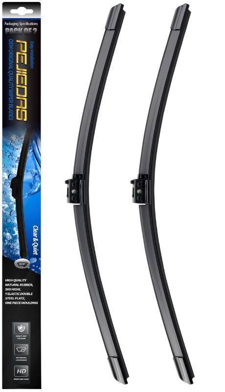 lot 57996 image: 2 x OEM Quality Wiper Blades for Mercedes-Benz C300 2015-2021C43 AMG 2017-2022GLC 300 2016-2021, OE Genuine Style (22  22 Front Wiper Blades) - Retail $18