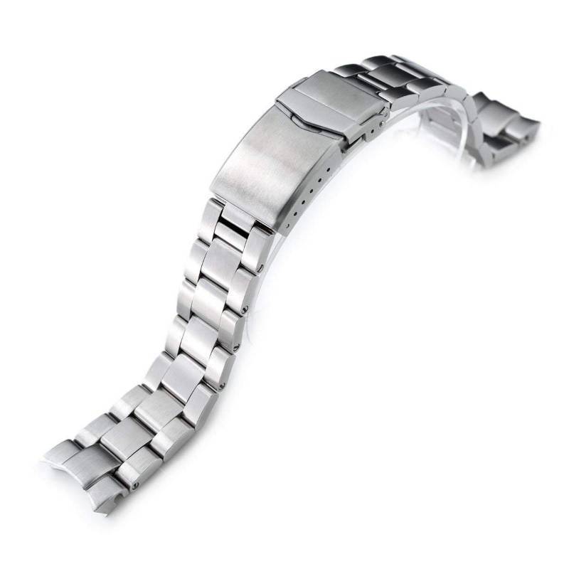 lot 33413 image: MiLTAT 20mm Super-O Boyer Watch Band compatible with Seiko Alpinist SARB017 SPB155 SBEJ005 Hamilton Khaki H70455733 - Retail $86