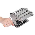 Pasta Maker Machine, Manual Noodle Pressing Machine with Adjustable Thickness Settings, Stainless Steel Noodles Maker with Rollers and Cutter for Spaghetti, Fettuccini, Lasagna (A) - Retail: $54