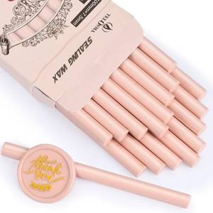 lot 29384 image: 15 PCS Dirty Blue Small Glue Gun Sealing Wax Sticks for Mini Glue Gun, Make Seals for Wedding InvitationsThanks CardEnvelopesTeenager Boys Xmas Gift WrappingBaby Shower Card Gifts - Retail $9