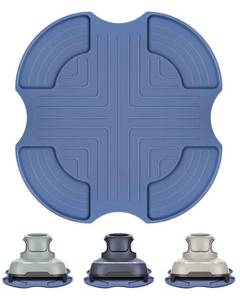 lot 41880 image: Silicone Heat-Resistant Mat for Ninja Crispi Glass Air Fryer  Reusable Fireproof Heat Resistance Hot Pad  Anti-Slip Kitchen Countertop Protector  Compatible with FN101GYFN101SGFN101ST, Blue - Retail $11