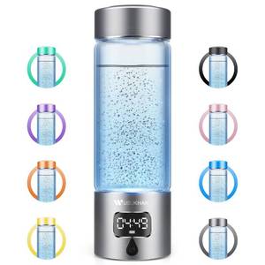 lot 43971 image: Hydrogen Water Bottle Generator with 4th Generation SPEPEM Technology, Portable Hydrogen Water Ionizer Machine, Birthday,Xmas Gift for Husband,Wife,Lovers,Friends,Travel (Grey) pre owned