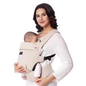 lot 43984 image: Momcozy Baby Carrier - Ergonomic, Cozy and Lightweight Carrier for 7-45lbs, Effortless to Put On, Ideal for Hands-Free Parenting, Enhanced Lumbar Support, Purehug for Infant to Toddler, Khaki - Retail $65