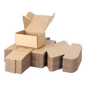 lot 48831 image: PHAREGE 6x4x3 inch Shipping Boxes Bulk 50 Pack Brown, Tab Lock Tuck Top Mailer Boxes for Packaging Small Business, Small Cardboard Gift Boxes for Wrapping Mailing Present - Retail $26