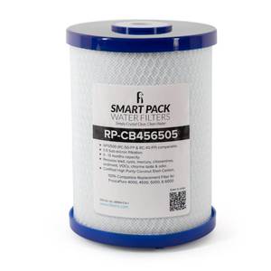 lot 48845 image: Smart Pack Water Filters iFilters High Purity Coconut Shell Activated Carbon Water Filter - 750 GPD Life Span - 0.5 Micron - Compatible with Frescapure 4000 4500 5000 6000 Models - Retail $55