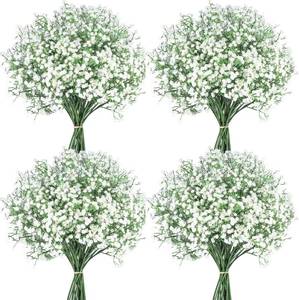 lot 48870 image: Cherica 36 Pcs Babys Breath Artificial Flowers, Baby Breath Flowers Artificial Bulk Long Stem Fake Babies Breath Faux Gypsophila White Flowers Artificial for Decoration (No Eucalyptus Stems) - Retail $27